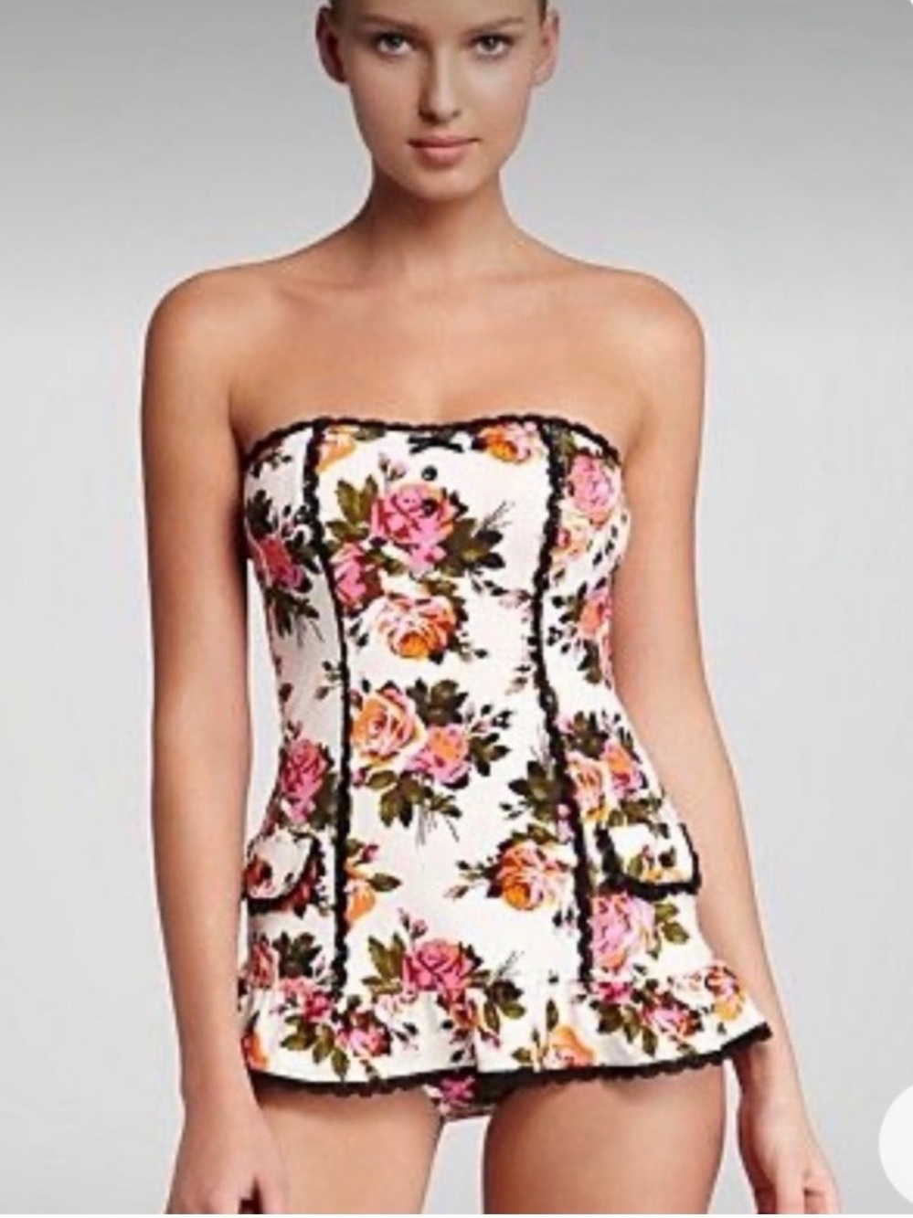 Betsey Johnson strapless swimsuit